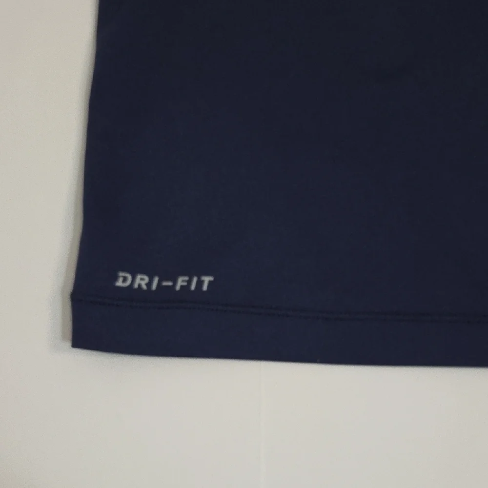 Nike Men's Dri-fit‎ Navy Swim Shirt With SPF
